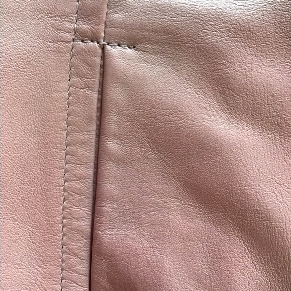 Alfani pink leather jacket